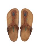 Sandales en cuir Guidan brun