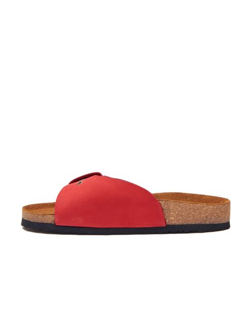 Sandales en cuir Willa red /nubuck