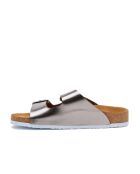 Sandales en cuir Bali platine