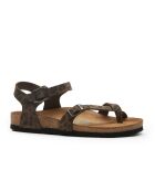 Sandales en cuir Gabriella léopard