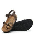 Sandales en cuir Gabriella léopard