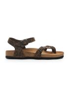 Sandales en cuir Gabriella léopard