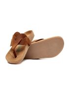Sandales en cuir Silvia brun