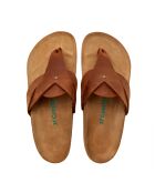 Sandales en cuir Silvia brun