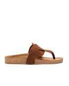 Sandales en cuir Silvia brun