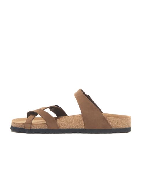 Sandales en cuir Nadja sables