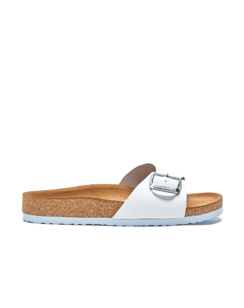 Sandales en cuir blanches