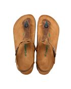 Sandales en cuir Gerda bronzage