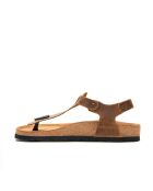 Sandales en cuir Gerda bronzage