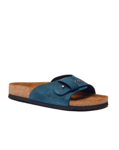 Sandales en cuir Willa navy / nubuck