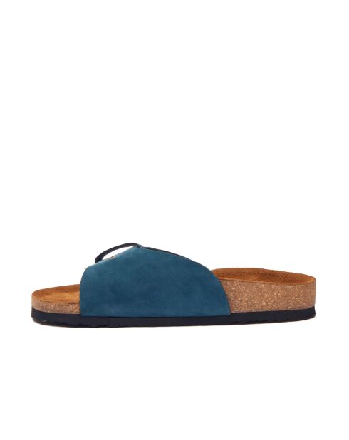 Sandales en cuir Willa navy / nubuck