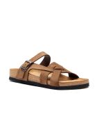 Sandales en cuir Lea sand / nubuck