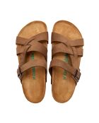 Sandales en cuir Lea sand / nubuck