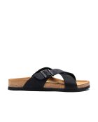 Sandales en cuir Cross black /nubuck