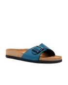 Sandales en cuir navy / nubuck
