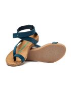 Sandales en cuir Sara marines