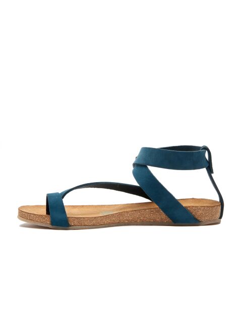 Sandales en cuir Sara marines