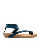 Sandales en cuir Sara marines