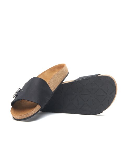 Sandales en cuir Odella black /nubuck