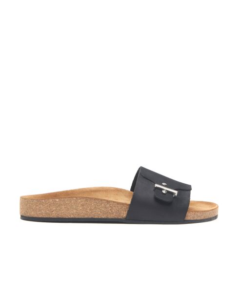 Sandales en cuir Odella black /nubuck