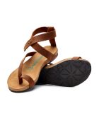 Sandales en cuir Sara brun