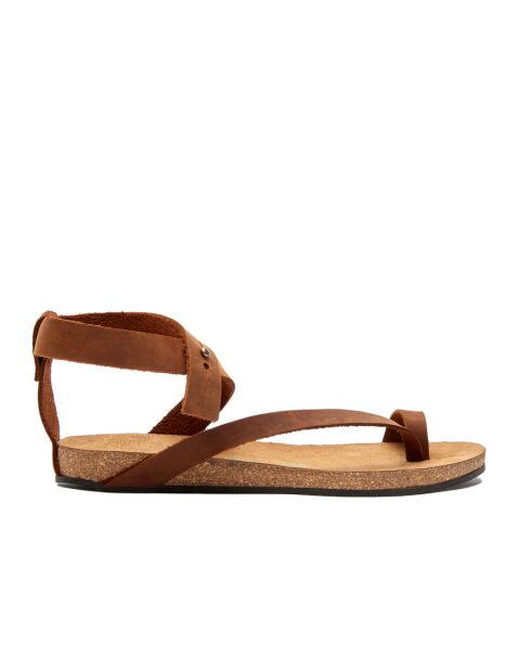 Sandales en cuir Sara brun