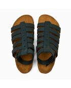 Sandales en cuir Ares marines
