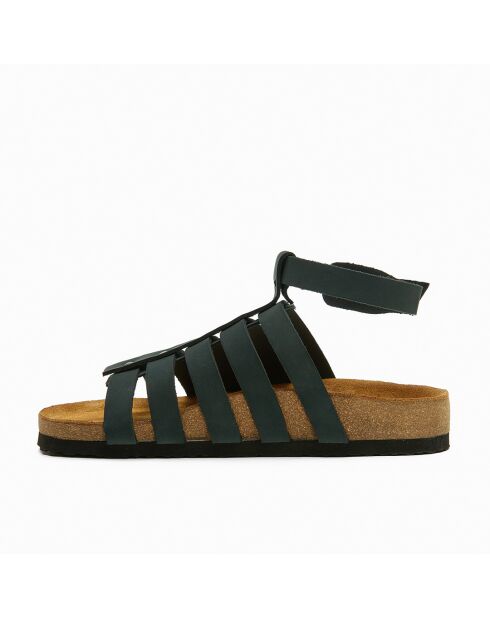 Sandales en cuir Ares marines