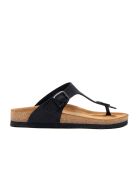 Sandales en cuir Aliz noires
