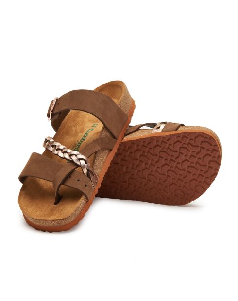 Sandales en cuir Campell rose/sables