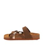 Sandales en cuir Campell rose/sables