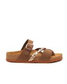 Sandales en cuir Campell rose/sables