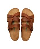 Sandales en cuir Lea brown/crazy