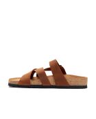 Sandales en cuir Lea brown/crazy