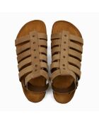 Sandales en cuir Ares sables