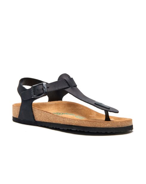 Sandales en cuir Gerda noires