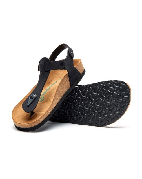 Sandales en cuir Gerda noires