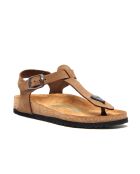 Sandales en cuir Gerda sables