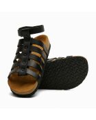 Sandales en cuir Ares noires