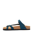 Sandales en cuir Fae marines