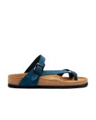 Sandales en cuir Fae marines