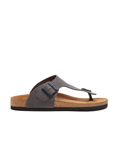 Sandales en cuir Maui grises