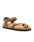 Sandales en cuir Gabriella sables