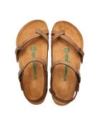 Sandales en cuir Gabriella sables