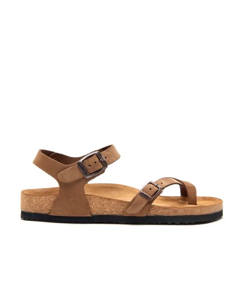 Sandales en cuir Gabriella sables
