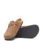 Sabots en cuir Capri sand / nubuck