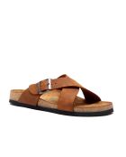 Sandales en cuir Cross brown/crazy