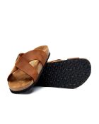 Sandales en cuir Cross brown/crazy