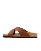 Sandales en cuir Cross brown/crazy