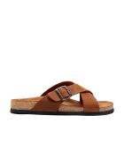 Sandales en cuir Cross brown/crazy